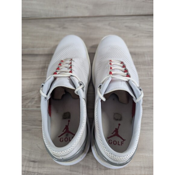 Nike Air Jordan ADG 4 Pure Platinum White Cement DM0103-105 Golf Shoes Sz 11.5 - Picture 11 of 13